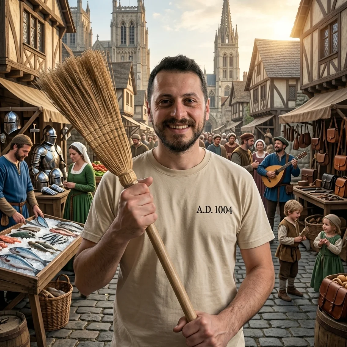 T-SHIRT "MILL'ANNI" 2026 (Sabbia)